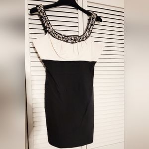 Womens Bisou Bisou Black & White Dress size 16